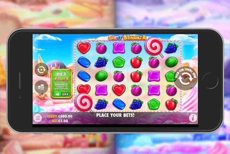 Sweet Bonanza na smartfonie